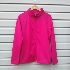 Reebok red play dry jacket